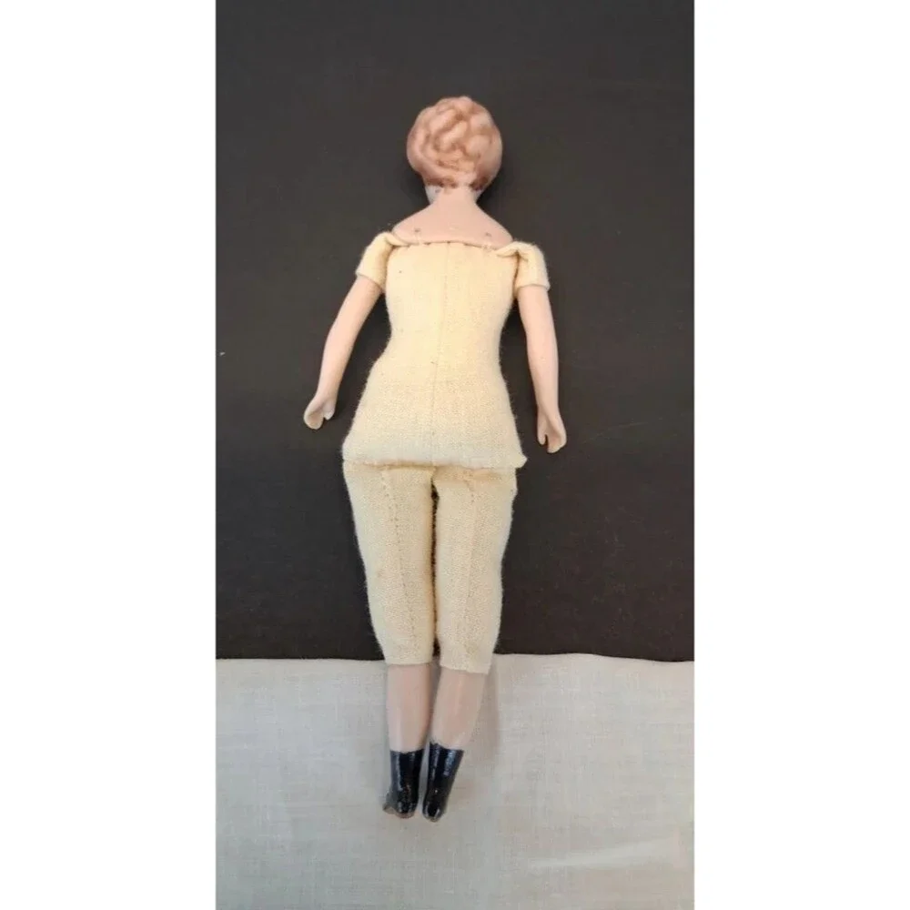 Antique German Bisque Shoulder Head Doll 6